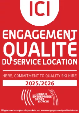 Affiche Engagement qualité du service location 2025/2026